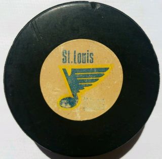 St.  Louis Blues Nhl Viceroy Mfg.  Co.  Ltd.  Vintage Made Canada Official Game Puck