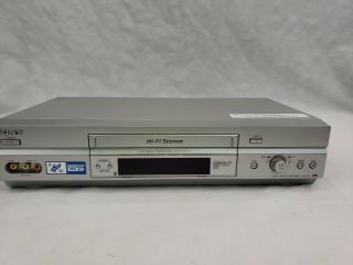 Sony SLV - N750 VCR Hi - Fi Stereo VHS Player Video Cassette Recorder 6