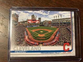 2019 Topps Series 2 Vintage Stock 495 Progressive Field Cleveland Indians 79/99