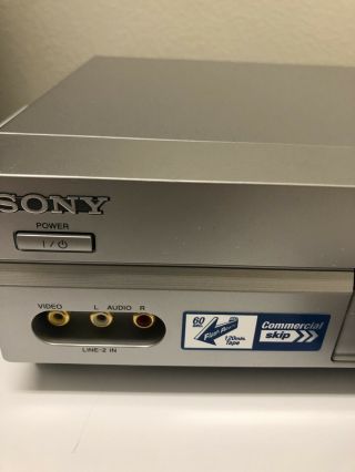 SONY SLV - N750 VCR Hi - Fi VHS Video Cassette Recorder Player 3