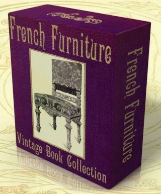 French Furniture 11 Vintage Books On Cd Louis Xiii - Louis Xvi,  Antique Furniture