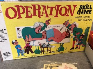 Vintage 1965 Milton Bradley Game OPERATION w/ Smoking Doctor 4