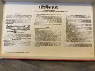 Vintage 1965 Milton Bradley Game OPERATION w/ Smoking Doctor 5
