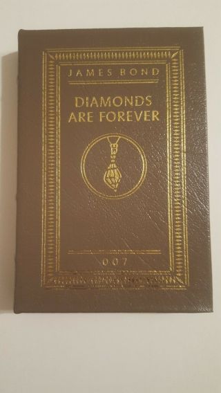 Easton Press Diamonds Are Forever James Bond Ian Fleming 007 Leather Gold