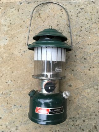 Vintage Coleman Adjustable 2 Mantle Lantern Model 288A700 Year 8 86 USA 3