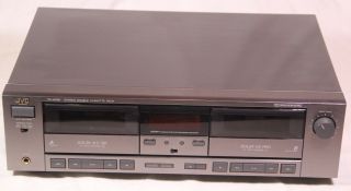 Jvc Td - W305 Vintage Dual Tape Cassette Deck Player Recorder Auto Reverse