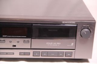 JVC TD - W305 Vintage Dual Tape Cassette Deck Player Recorder Auto Reverse 3