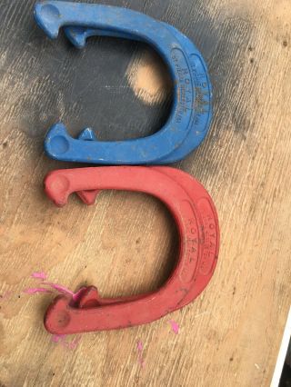 Vintage Set Of 4 Royal Pitching Horseshoes St.  Pierre Worcester Mass