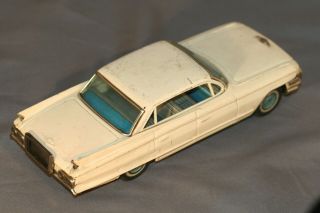 Vintage Japan Made 1961 Tin Litho Friction Bandai Cadillac Sedan Deville 2