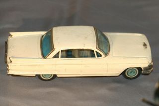 Vintage Japan Made 1961 Tin Litho Friction Bandai Cadillac Sedan Deville 4