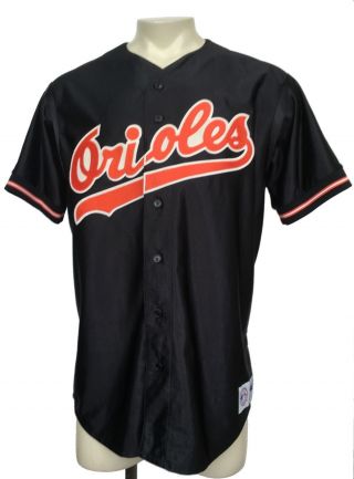 Mens Majestic Vintage Baltimore Orioles Sewn Baseball Jersey Size Xl
