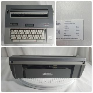 Vintage Smith Corona Sd650 Spell Right Portable Electric Typewriter W/ Cover\