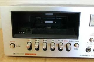 Vintage Pioneer CT - F2121 Stereo Cassette Tape Deck Player Dolby Audio 3