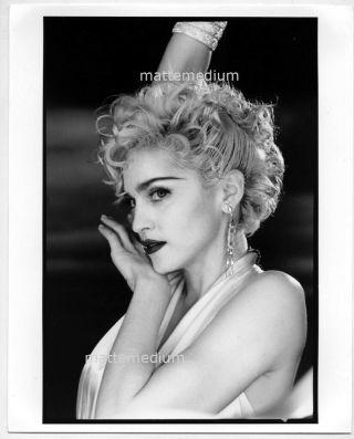 M15b Madonna Vogue Video - Vintage 1990s Black White 8x10 Photo =ritts Fincher=