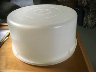 Collectible Vintage Tupperware 12” Cake Taker Keeper 2 Pie Stackers Plus Lid