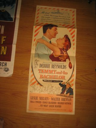 Tammy And The Bachelor Vintage Theatrical Folded Insert Movie Poster