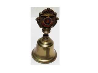 ‘blood And Fire’ Salvation Army Brass Bell From England Vintage