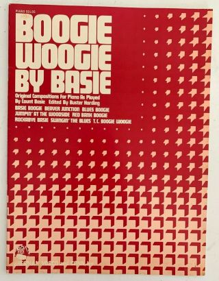 Vintage Boogie Woogie Blues Sheet Music Piano Solos By Count Basie