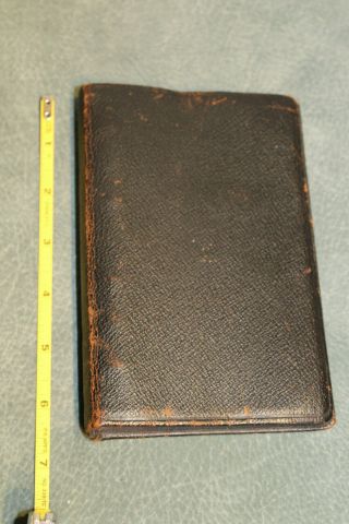 Vintage 1940 " S? Wilson Jones Leather Small Ledger Note Book Binder 310 - 07