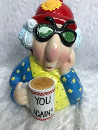 Vintage Hallmark Maxine You Again Ceramic Cookie Jar Coffee Mug Grandma Comedy