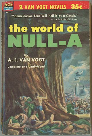 Ace Sci - Fi Double D - 31 A.  E.  Van Vogt The World Of Null - A Orbaan/schulz Covers F