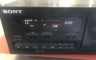 Sony Tc - Rx606es High Stereo Cassette Tape Deck Not Dolby S