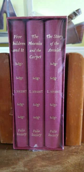Folio Society - E Nesbit 3 Book Set The Adventures Of The Five Children