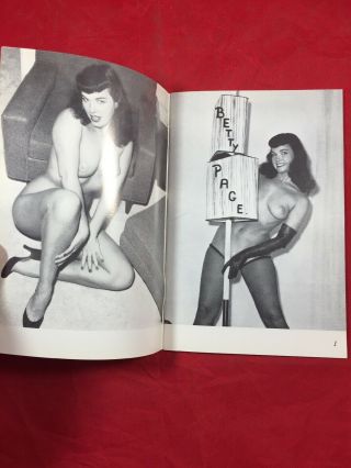 Vtg 60’s Intimate Studies Of Bettie Page Risqué Heels Nylons Nude Girlie Pinups 3