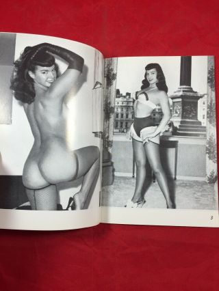 Vtg 60’s Intimate Studies Of Bettie Page Risqué Heels Nylons Nude Girlie Pinups 4