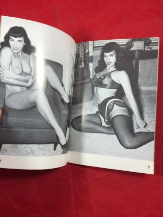 Vtg 60’s Intimate Studies Of Bettie Page Risqué Heels Nylons Nude Girlie Pinups 7