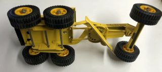 Vintage 1970 ' s Pressed Steel Tonka Toy Yellow MR - 970 Road Grader Construction 6