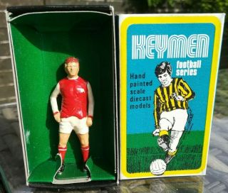 Keymen Alan Ball Football Series Figure Die - Cast England Arsenal Vintage 70 
