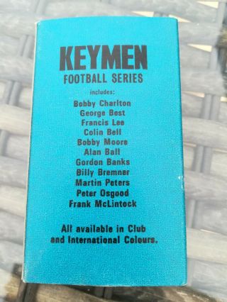 KEYMEN Alan Ball Football Series Figure Die - cast England Arsenal Vintage 70 ' s 5