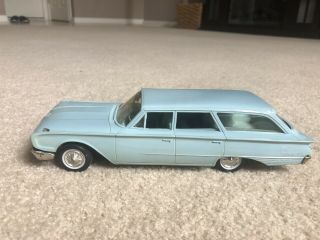 Vintage Hubley 1960 Ford Country Sedan Station Wagon Promo Model Car Blue
