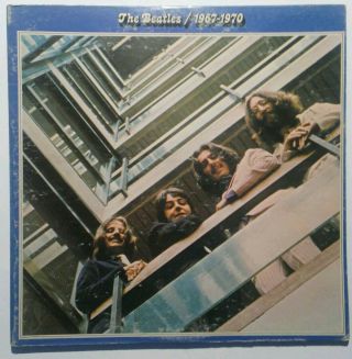 Vintage The Beatles 1967 - 1970 Album Vinyl 2 Lp Skbo - 3404