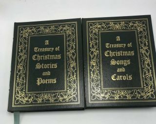 Easton Press A Treasury Of Christmas Songs And Carols And Stories And Poems