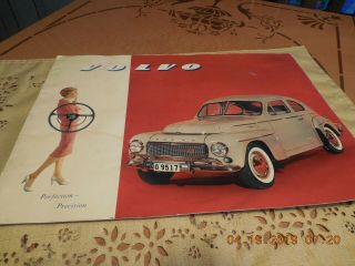 Vtg 1958 Volvo Car Sales Brochure