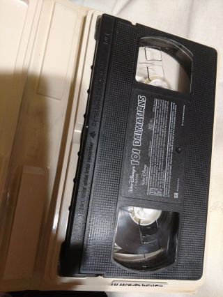 Black Diamond Classic VHS Clam Shell Walt Disney Movie 101 Dalmatians 1263 VTG 3