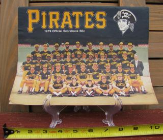 Vintage 1979 Pittsburgh Pirates Official Scorebook W/willie Stargell & More