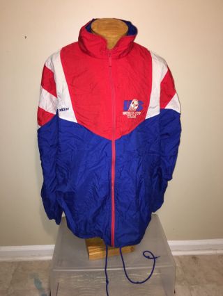 Vintage Adidas 1994 Usa Windbreaker Jacket Sz Xl Us World Cup Team Soccer