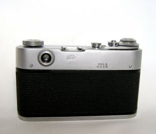 FED - 3 with Industar - 61 2,  8/52mm lens vintage rangefinder film camera M39,  case 3