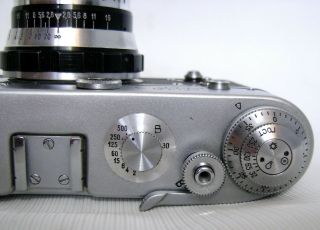 FED - 3 with Industar - 61 2,  8/52mm lens vintage rangefinder film camera M39,  case 4