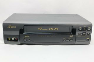 Philips Sv2000 Sva106at22 Hi - Fi 4 Head Vhs/vcr Player Vhs Recorder