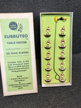 Vintage Subbuteo 00 Scale Players - Northampton