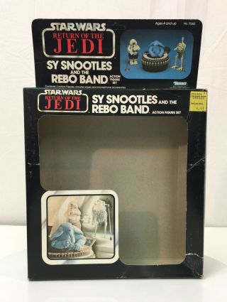 Vintage Star Wars Empty Box For Sy Snootles And The Max Rebo Band Kenner 1983