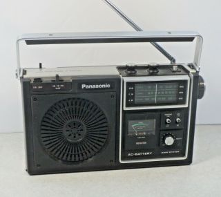 Vintage Panasonic Rf - 1080 Portable Radio 3 Band Radio Vgc