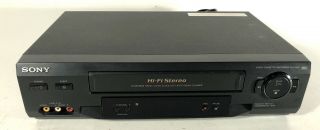 Sony SLV - N51 Hi - Fi 4 Head Video Cassette Recorder VHS VCR W/Remote 2