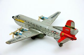 Vintage Yonezawa MATS Military Air Transport Service Tin Airplane 5