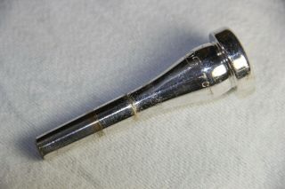 Olds 7C Trumpet Mouthpiece Vintage Silver Plated 2