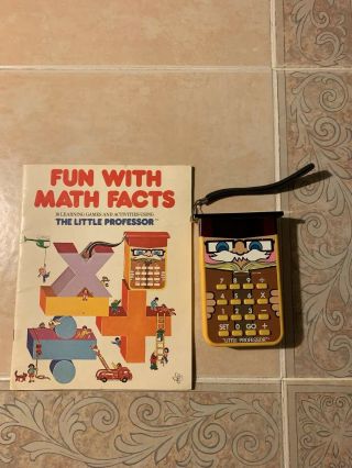 Vintage 1978 Texas Instruments Little Professor Calculator T1